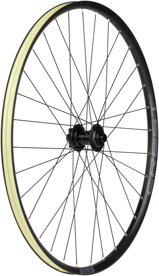 Load image into Gallery viewer, Stan&#39;s NoTubes Crest S2 Front Wheel 29in 15x100mm E-Sync 6-Bolt Black XC MTB
