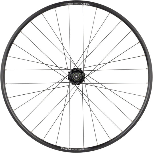 Quality Wheels Value Double Wall Series Disc Rear Wheel - 27.5", QR x 135mm, 6-Bolt/Rim, HG, Black, 32H