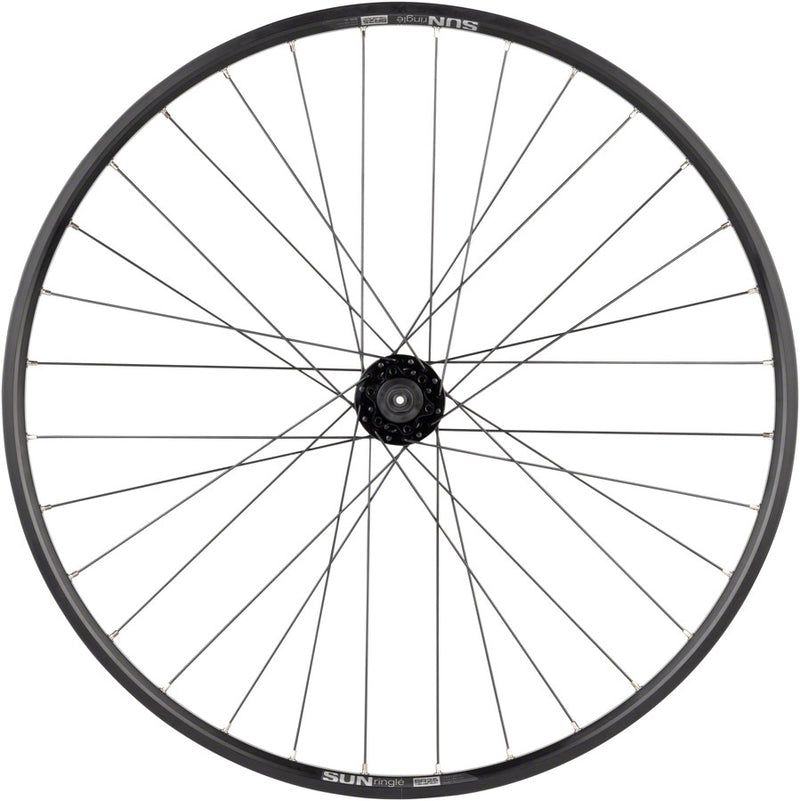 Load image into Gallery viewer, Quality Wheels Value Double Wall Series Disc Rear Wheel - 27.5&quot;, QR x 135mm, 6-Bolt/Rim, HG, Black
