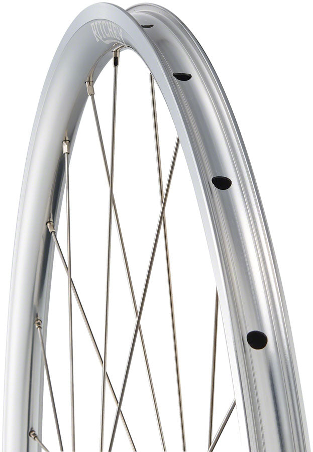 Load image into Gallery viewer, Ritchey Classic Zeta Wheelset - 700, QR x 100/130mm, Rim Brake, HG 11 Road, Silver
