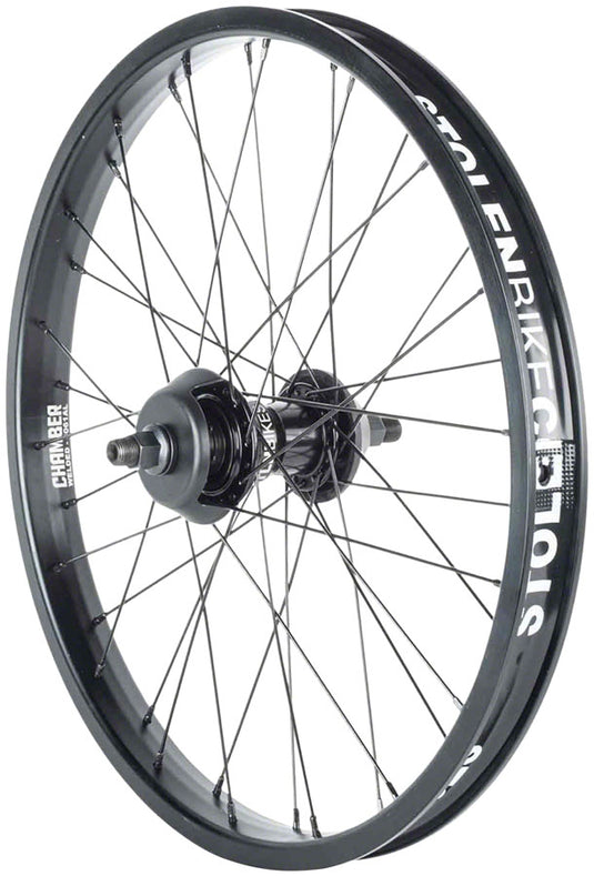 Stolen Rampage Pro Rear Wheel - 20", 14 x 110mm, Rim Brake, Freecoaster, Black, 9T RHD