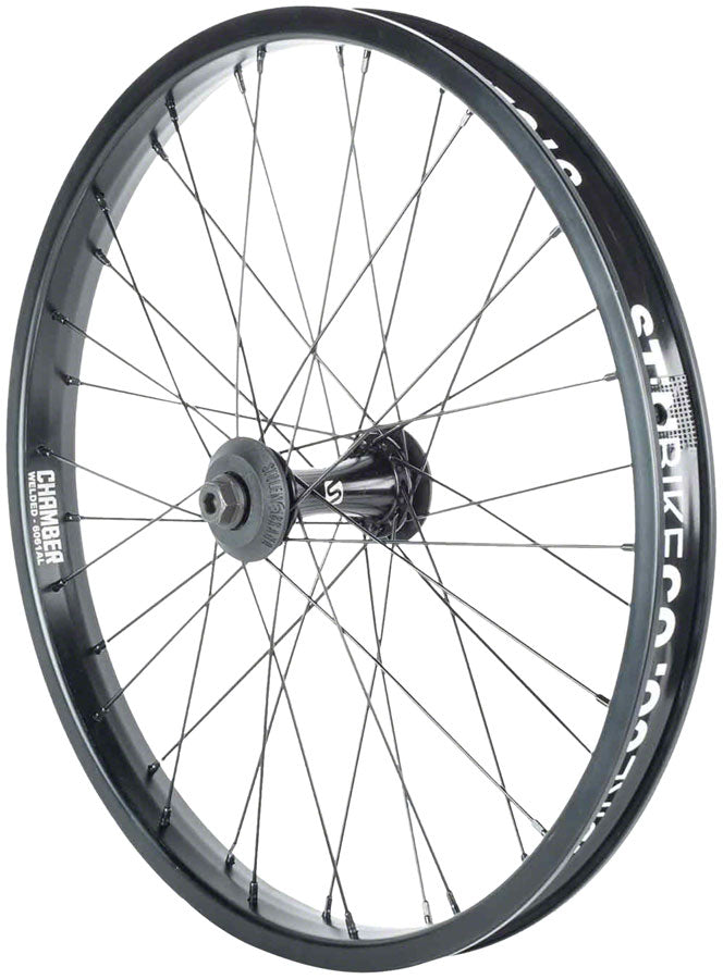 Load image into Gallery viewer, Stolen Rampage Pro Front Wheel - 20&quot;, 3/8&quot; x 100mm, Rim Brake, Black
