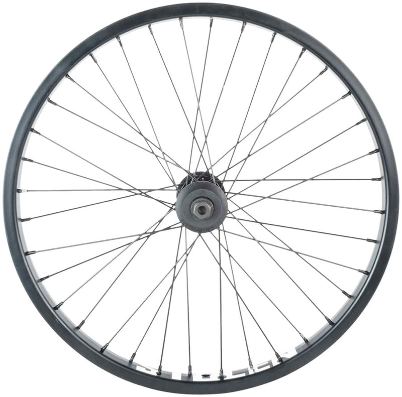 Load image into Gallery viewer, Stolen Rampage Pro Front Wheel - 20&quot;, 3/8&quot; x 100mm, Rim Brake, Black
