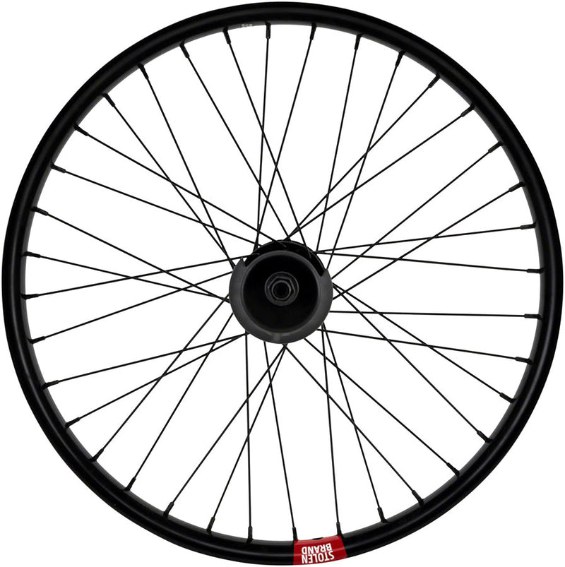 Load image into Gallery viewer, Stolen Rampage Pro Street Rear Wheel - 20", 14 x 110mm, Brakeless, Freecoaster, Black, 9T RHD
