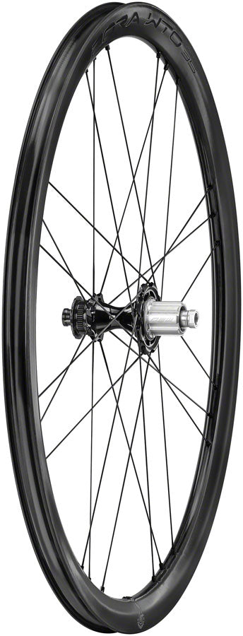 Load image into Gallery viewer, Campagnolo BORA WTO 35 C23 Rear Wheel - 700, 12 x 142mm, Center-Lock, N3W, 2-Way Fit, Carbon
