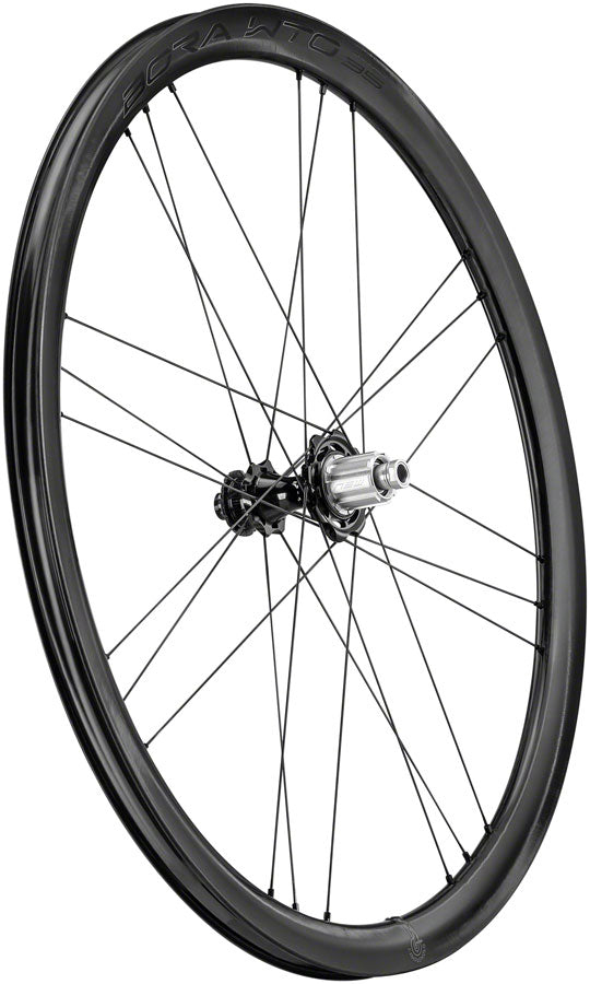 Load image into Gallery viewer, Campagnolo BORA WTO 35 C23 Rear Wheel - 700, 12 x 142mm, Center-Lock, N3W, 2-Way Fit, Carbon
