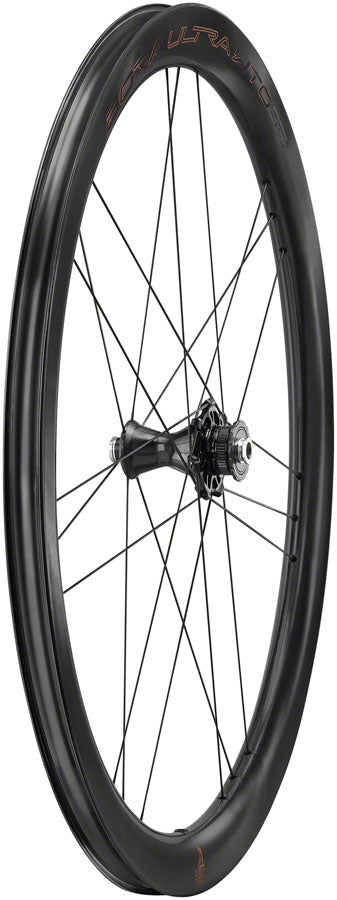 Load image into Gallery viewer, Campagnolo Bora Ultra WTO 45 C23 Front Wheel - 700c, 12 x 100mm, Center-Lock, 2-Way Fit, Carbon
