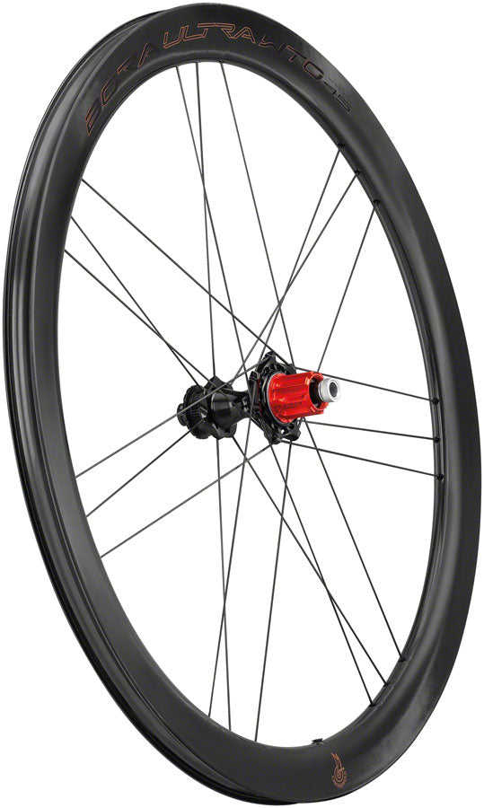 Load image into Gallery viewer, Campagnolo BORA Ultra WTO 45 C23 Rear Wheel - 700c, 12 x 142mm, Center-Lock, N3W, 2-Way Fit, Carbon
