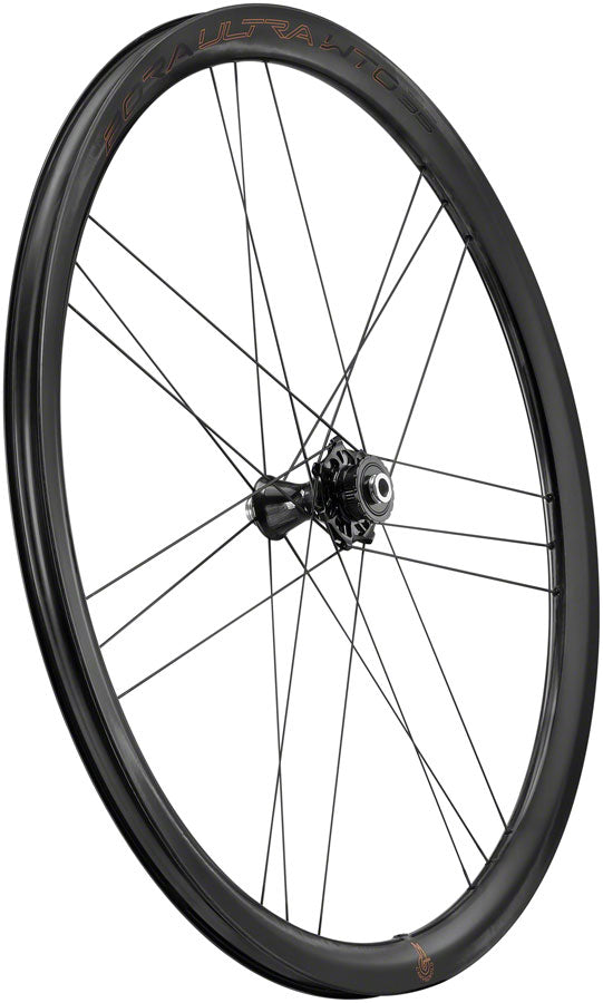 Load image into Gallery viewer, Campagnolo Bora Ultra WTO 35 C23 Front Wheel - 700c, 12 x 100mm, Center-Lock, 2-Way Fit, Carbon
