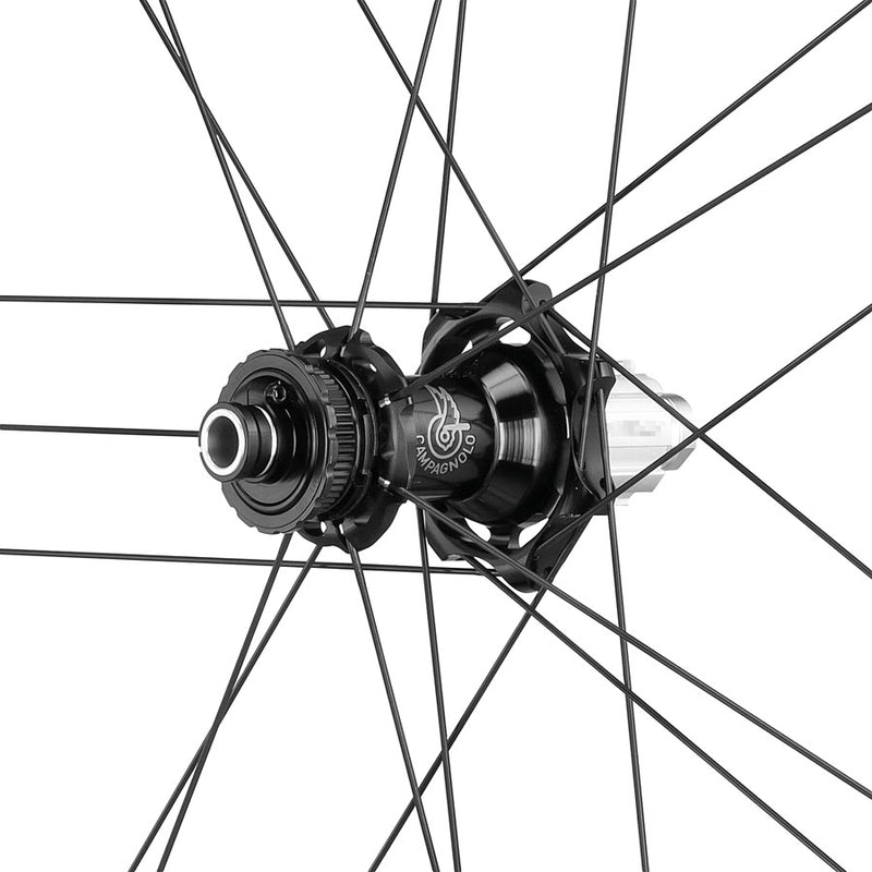 Load image into Gallery viewer, Campagnolo Shamal Dual Profile Rear Wheel - 700c, 12 x 142mm, Center-Lock, N3W, 2-Way Fit, Carbon
