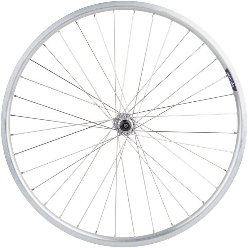 Load image into Gallery viewer, Quality Wheels 26in FT Value HD Series QRx100mm 36H Rim Brake Clincher Silver
