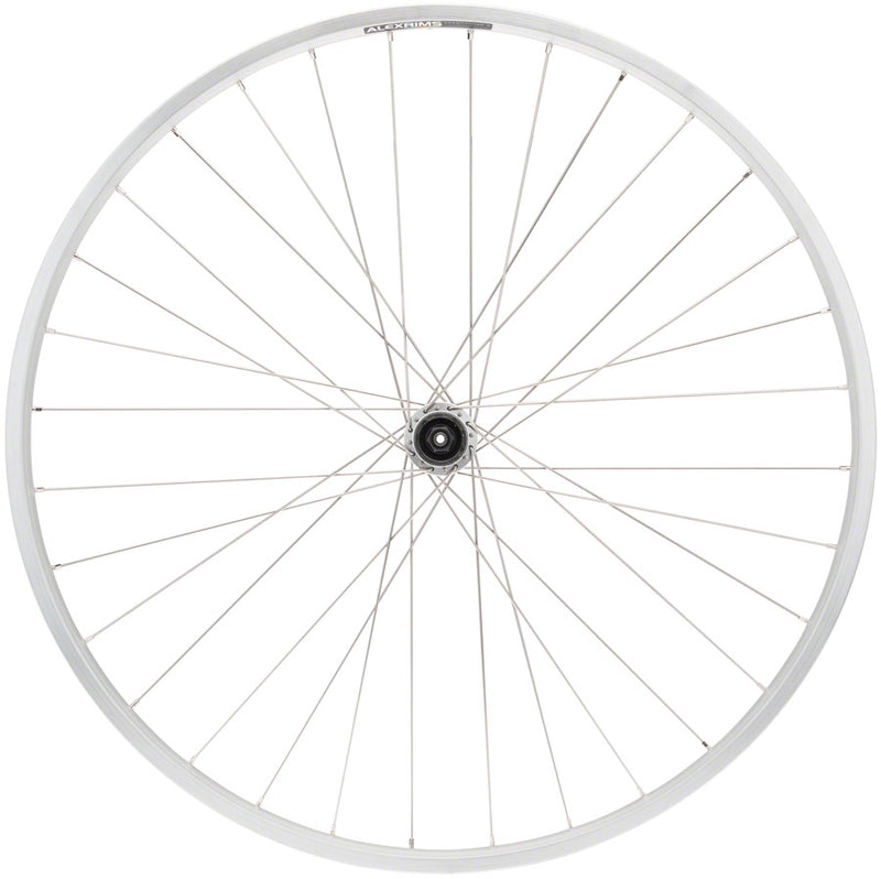 Load image into Gallery viewer, Quality Wheels Value Double Wall Series Rear Wheel 700c QRx130mm Rim Brake Sil
