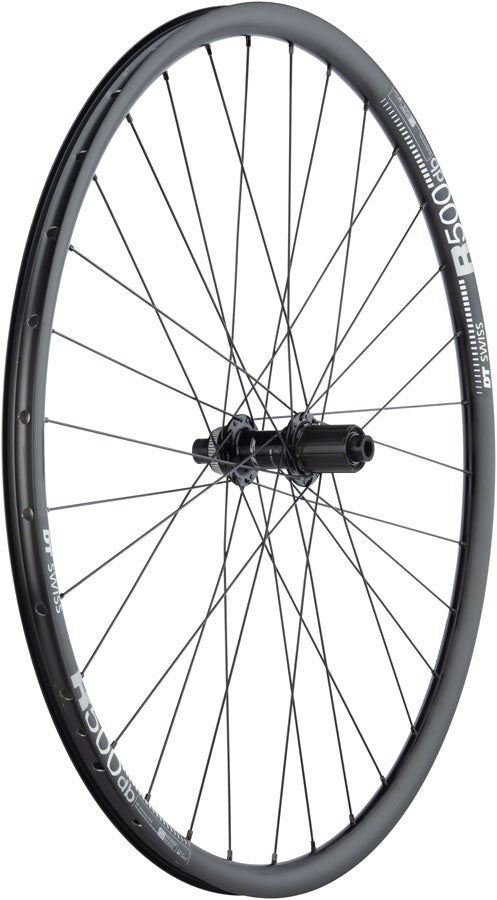 Load image into Gallery viewer, Quality Wheels RS505/DT R500 Rear Wheel 700c 12x142mm Center Lock HG 11 Black

