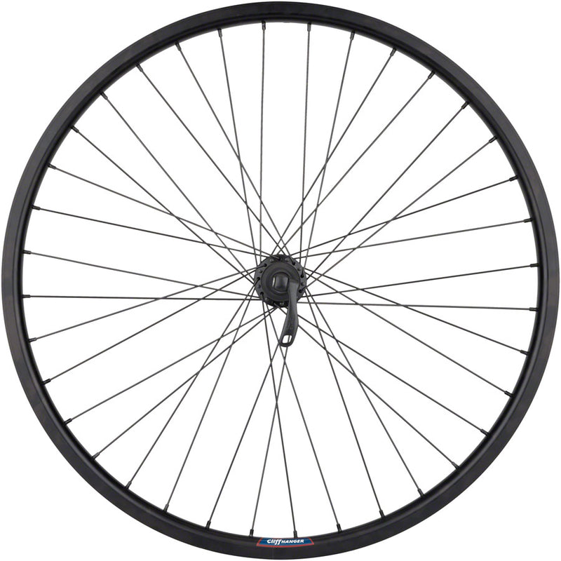 Load image into Gallery viewer, Quality Wheels Value HD Series Rear Wheel 26in QRx135mm Rim Brake HG 10 Black
