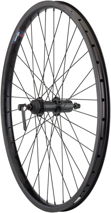 26-Inch Heavy-Duty Black Rim Brake Rear Wheel with DT Swiss Spokes ...