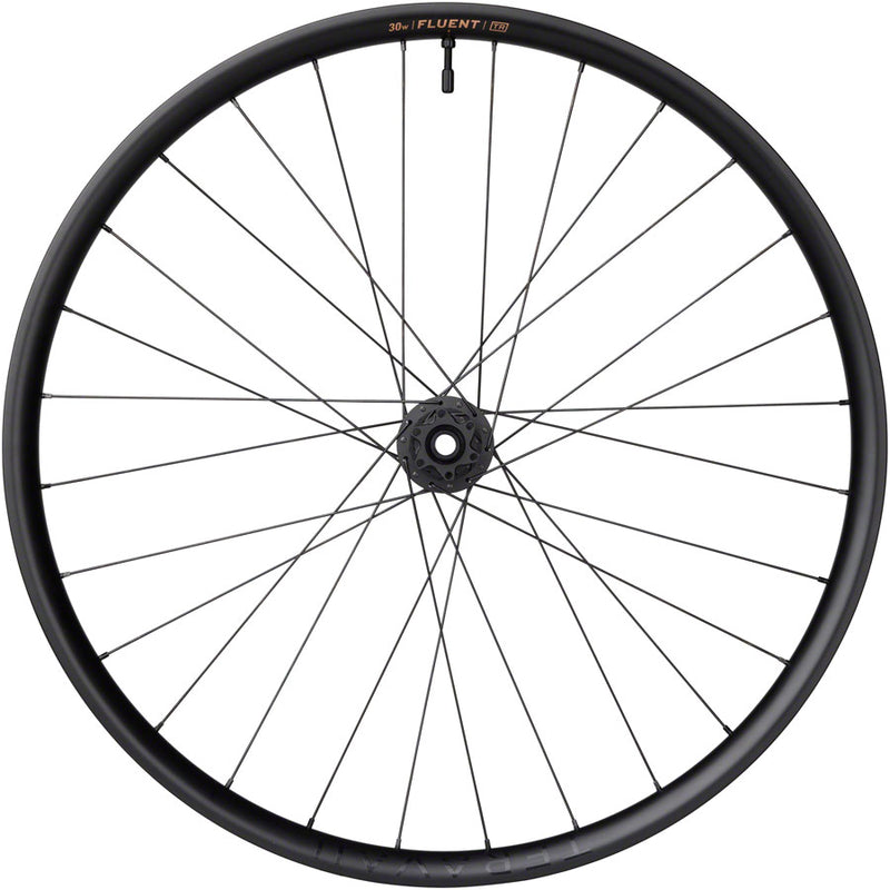 Load image into Gallery viewer, Teravail Fluent Mountain Front Wheel - 29", 15 x 110mm Boost, 6-Bolt, Carbon, DT350, 28H

