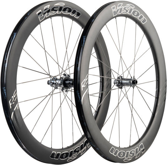 Vision-Metron-RS-60-Silver-Edition-Wheelset-Wheel-Set-700c-Tubeless-Ready-Clincher-STEM3053-Bicycle-Wheelset