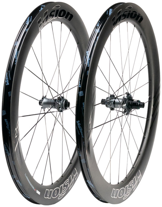Vision-Metron-RS-60-Silver-Edition-Wheelset-Wheel-Set-700c-Tubeless-Ready-Clincher-STEM3051-Bicycle-Wheelset