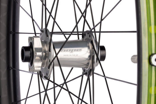 Teravail Fluent Mountain Front Wheel - 29", 15 x 110mm Boost, 6-Bolt, Carbon, Hope Pro 5, 32H