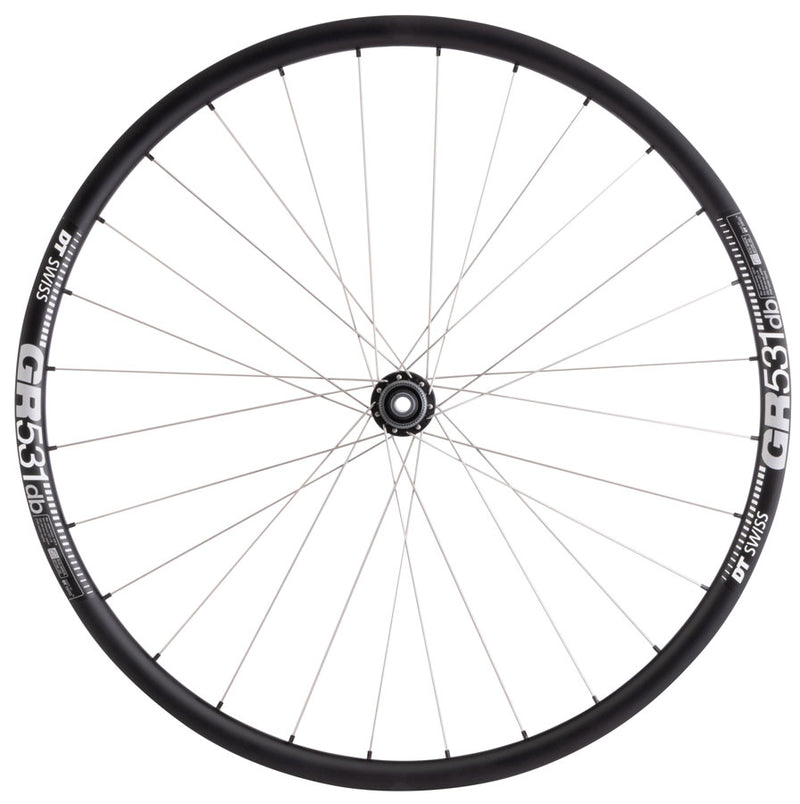 Load image into Gallery viewer, Quality Wheels Shimano Ultegra/DT GR531 Wheelset - 700, 12 x 100/142mm, Center-Lock, HG11 MTN, Black, 32H
