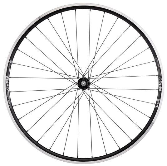 Quality Wheels Shimano 105/DT R460 Wheelset - 700, QR x 100/130mm, Rim Brake, HG11 Road, Black, Clincher, 32H