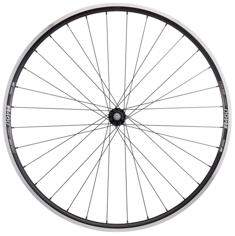 Load image into Gallery viewer, Quality Wheels Shimano 105/DT R460 Wheelset - 700, QR x 100/130mm, Rim Brake, HG11 Road, Black, Clincher, 32H
