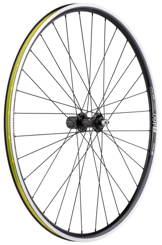 Quality Wheels Shimano 105/DT R460 Wheelset - 700, QR x 100/130mm, Rim Brake, HG11 Road, Black, Clincher, 32H