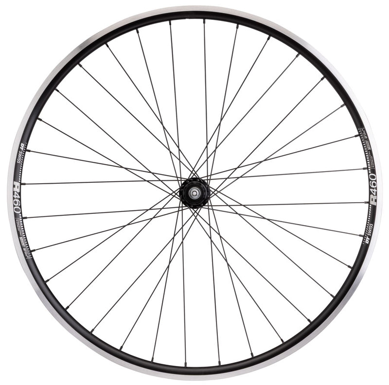 Load image into Gallery viewer, Quality Wheels Shimano 105/DT R460 Wheelset - 700, QR x 100/130mm, Rim Brake, HG11 Road, Black, Clincher, 32H
