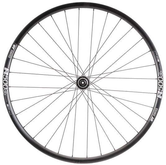 Quality Wheels Shimano/DT R500 Front Wheel - 700, QR x 100mm, Center-Lock, Black, 32H