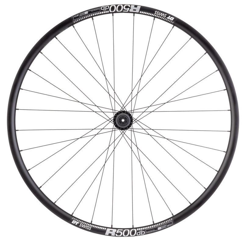Load image into Gallery viewer, Quality Wheels Shimano/DT R500 Rear Wheel - 700, QR x 135mm, Center-Lock, Black, HG11 MTN, 32H
