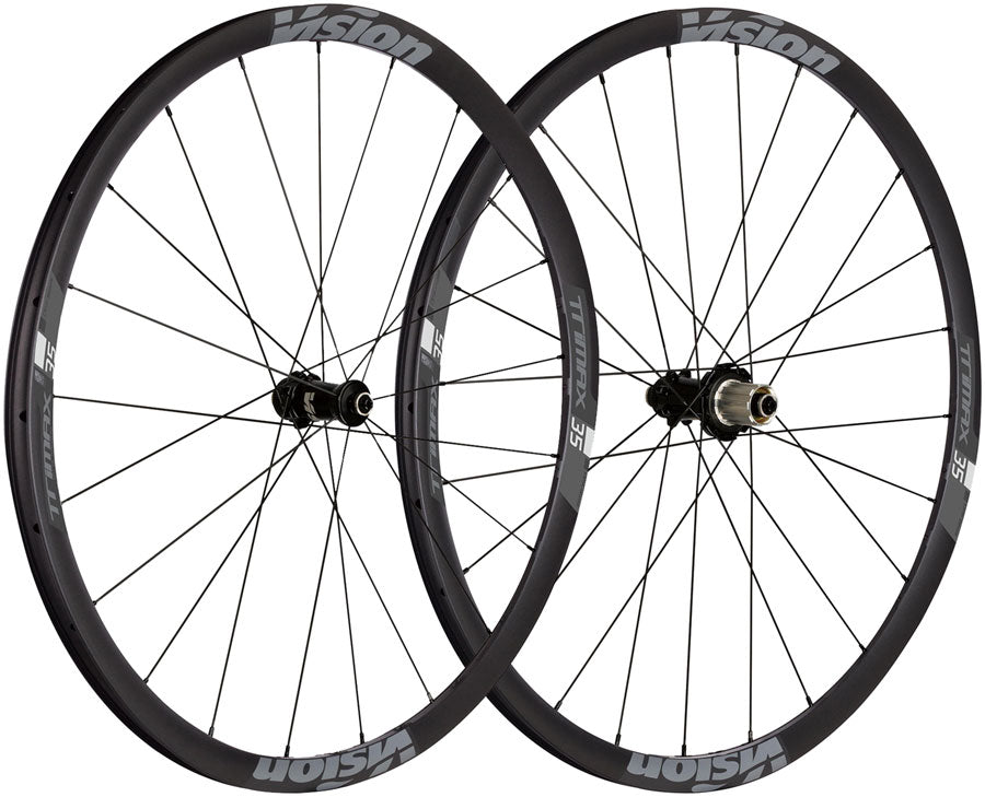 Vision TriMax 35 TL Tubeless Disc Wheelset - Carbon Alloy 700c