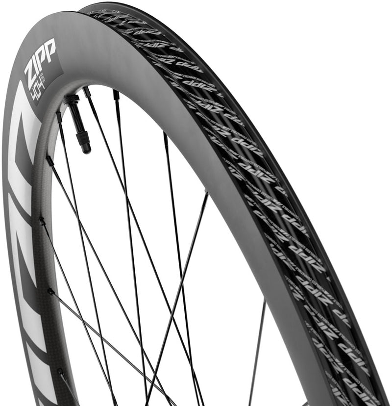 Load image into Gallery viewer, Zipp 404 S A1 Wheel Front 700C / 622, Holes: 20, 12mm TA, 100mm, Disc Center Lock, White Graphic A1
