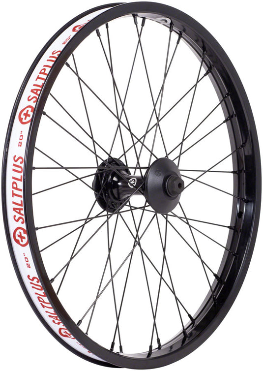 Salt Plus Summit Front Wheel - 20", 3/8" x 100mm, Rim Brake, Black, Clincher