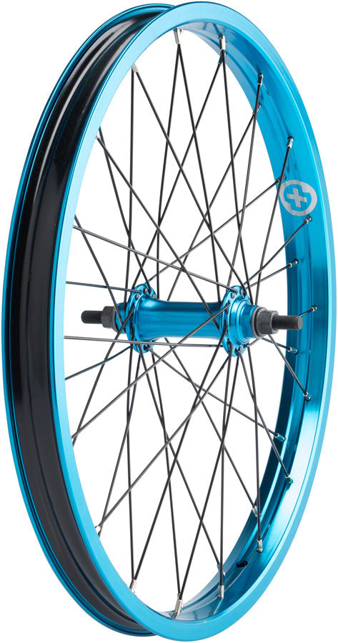 Salt Everest Aluminum Front Wheel 20in 3/8inx100mm Rim Brake Blue Clincher 36H