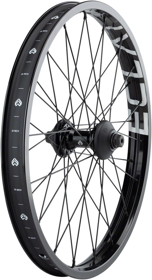Eclat Trippin Front Wheel 20in 3/8inx100mm Cortex Rim Brake TCS Clincher Black