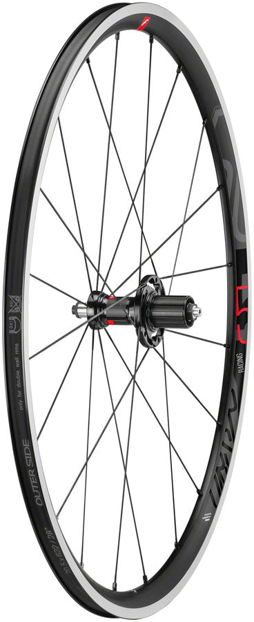 Load image into Gallery viewer, Fulcrum Racing 5 Alloy Wheelset 700c QRx100/130mm Rim Brake HG 11 Clincher Blk
