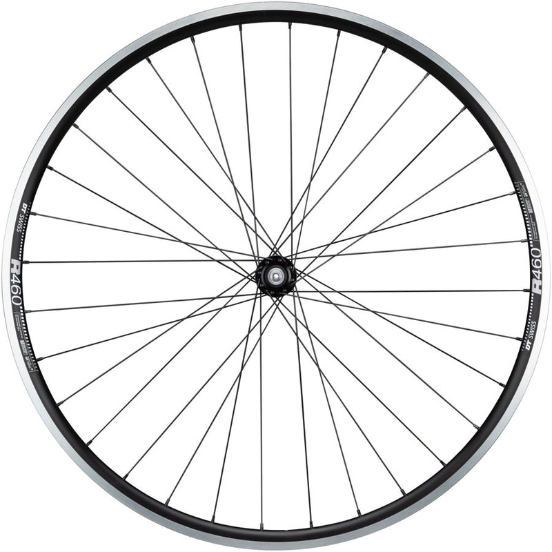 Load image into Gallery viewer, Quality Wheels 105/R460 Front Wheel 700c QRx100mm Rim Brake 32H Clincher Black
