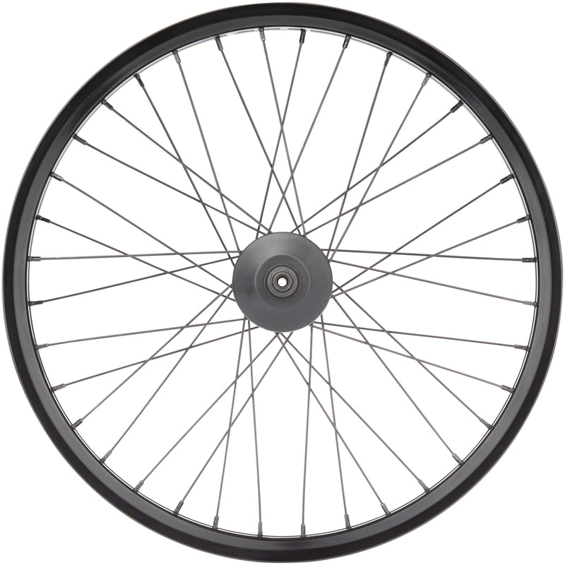 Load image into Gallery viewer, Cult Crew V2 Rear Wheel 20in 14x110mm Rim Brake LHD Freecoaster Black Clincher

