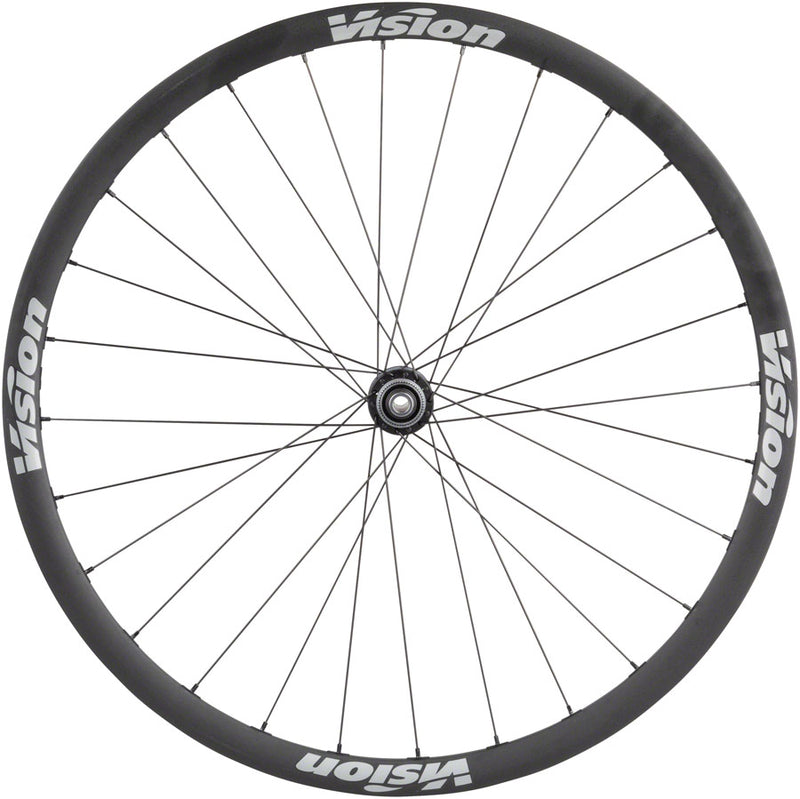 Load image into Gallery viewer, Quality Wheels 700c Shimano Ultegra/Vision Trimax Front 12x100mm 28H CL Black

