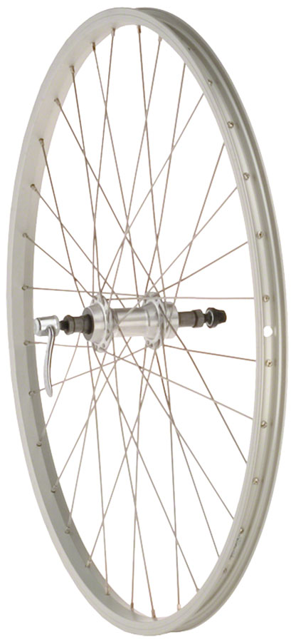 Alex Y2000 26-Inch Rear Wheel - Silver Clincher Wheel Single-Wall Rim ...