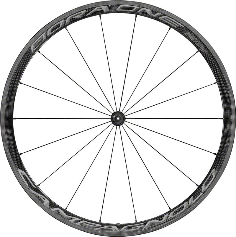 Load image into Gallery viewer, Campagnolo Bora One 35 Wheelset - 700, QR x 100/130mm, Dark Label, Clincher
