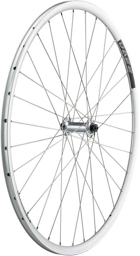 Load image into Gallery viewer, Quality Wheels Tiagra/DA22 Front Wheel 700c QRx100mm Rim Brake Silver Clincher
