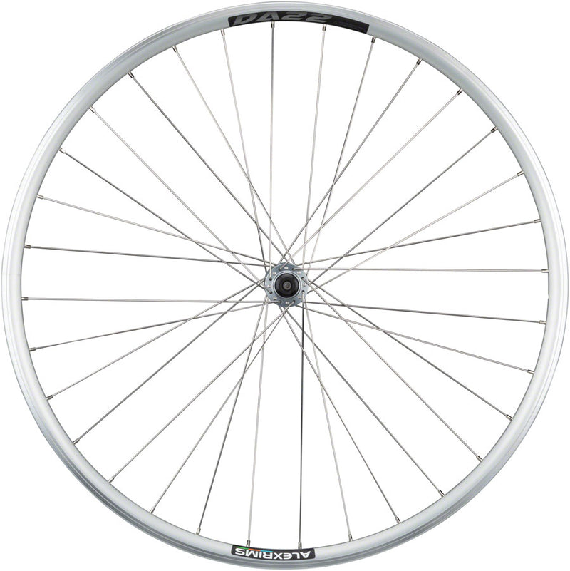 Load image into Gallery viewer, Quality Wheels Tiagra/DA22 Front Wheel 700c QRx100mm Rim Brake Silver Clincher
