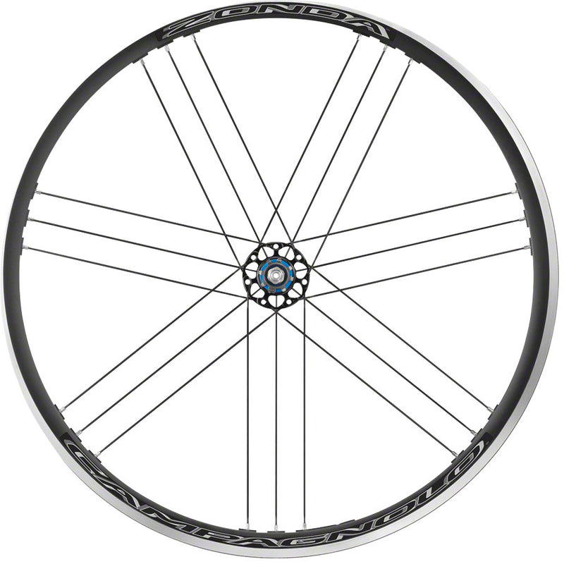 Load image into Gallery viewer, Campagnolo Zonda Alloy Wheelset 700c QRx100/130mm Rim Brake Clincher 16/21H
