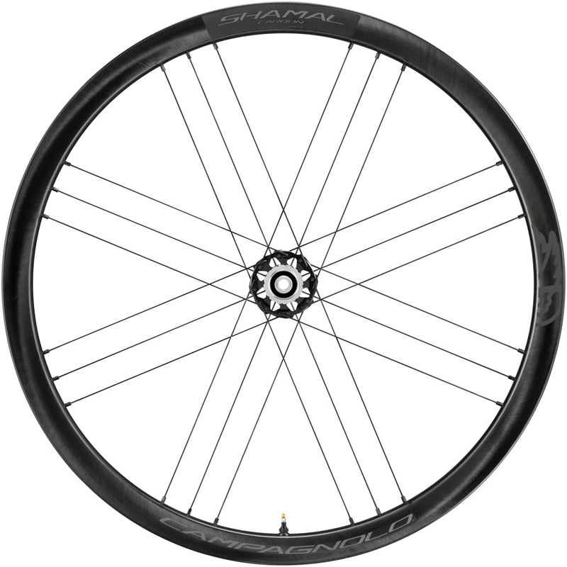 Load image into Gallery viewer, Campagnolo-Campagnolo-SHAMAL-Carbon-Disc-Brake-Front-Wheel-Front-Wheel-700c-Tubeless-Ready-Clincher_FTWH0328
