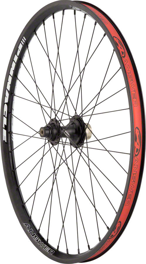 Load image into Gallery viewer, Answer BMX Pinnacle 24inx1.75in Wheelset Double Wall Rim Brake Clincher Black
