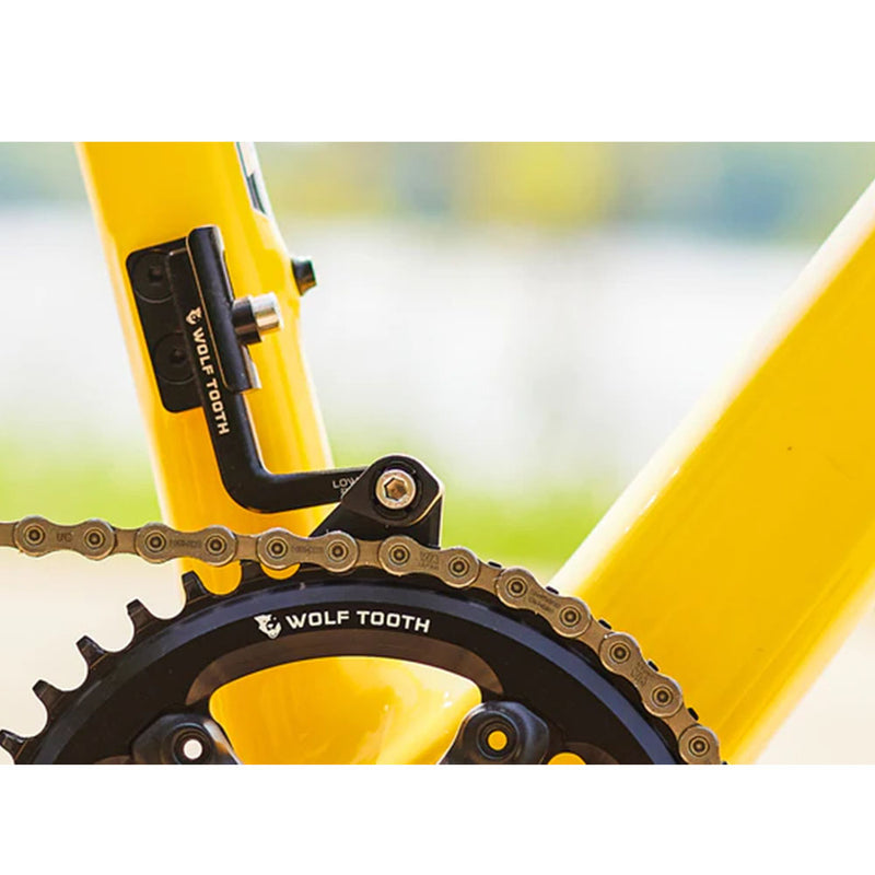 Load image into Gallery viewer, Wolf Tooth LoneWolf Aero Chainguide - 34t-52t, Braze-On, Low Mount, Black
