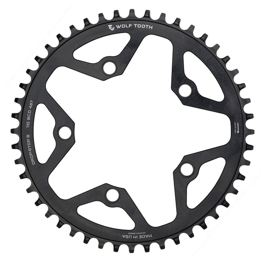 Wolf-Tooth-110-BCD-5-Bolt-Gravel-CX-Road-Chainring-for-12-Speed-Shimano-HG-Chain-Chainrings-WTCCNGR0040