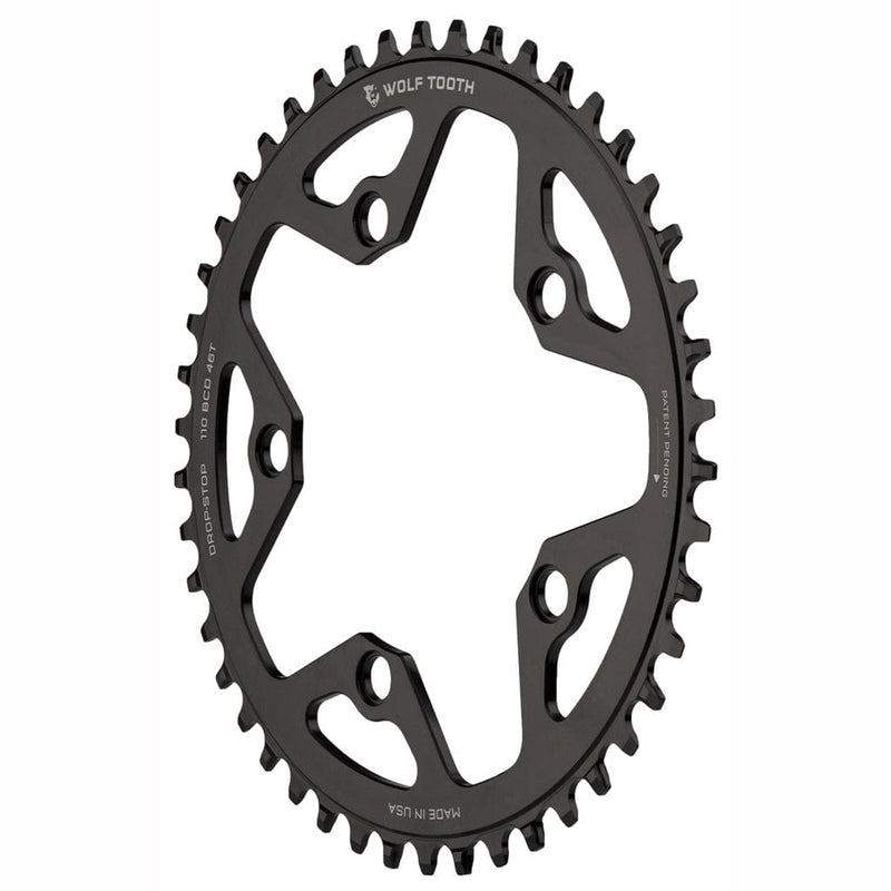 Load image into Gallery viewer, Premium Wolf Tooth Alloy Cyclocross &amp; Road Bike Chainrings – 34t to 46t, 110 BCD, Drop-Stop Tech, 10/11/12-Speed Compatibility
