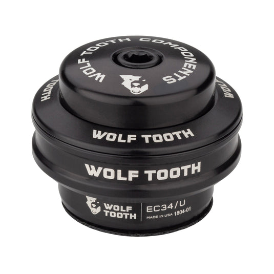 Wolf Tooth EC Headset Lower EC44 - 40 - External Cup, 6061 Aluminum, Black Oxide Steel Bearings, Sealed for Durability & Performance in Raw Silver